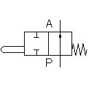 2/2-Wege-Stößelventil